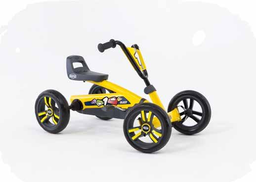 24.30.00 BERG BUZZY YELLOW Too young to ride a pedal go-kart? Not anymore! The BERG Buzzy Yellow is a BERG go-kart for the youngest ones.