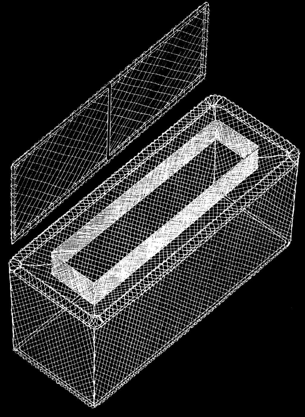 Cage Designs Components of cage design include a frame, mesh or netting, a feed ring (to keep feed in cage), a lid or cover (to exclude animal and human predators), and some type of flotation device.