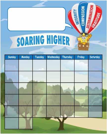 Forever Calendars - Laminated for Dry-erase Markers Keep your PBIS message fresh by having one of these calendars in each classroom.