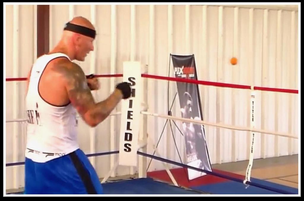 3. Elastic Head Ball Here you see Artur Szpilka punching an orange ball that s attached to the black band worn around his head via an elastic cord.