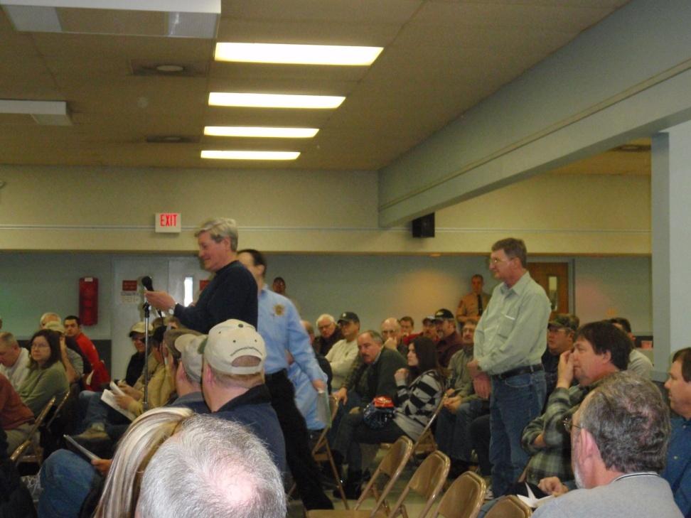 Public outcry Several public meeting over the last several years
