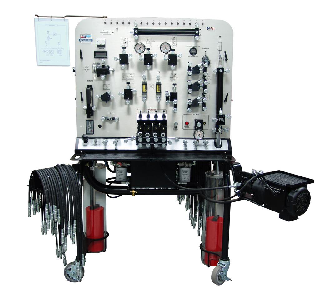 MF102-H-TS Training System - The Model 102-H-TS has the same features and capabilities as the models MF102-H and MF102-H-TSE. The letters TS denote troubleshooting.