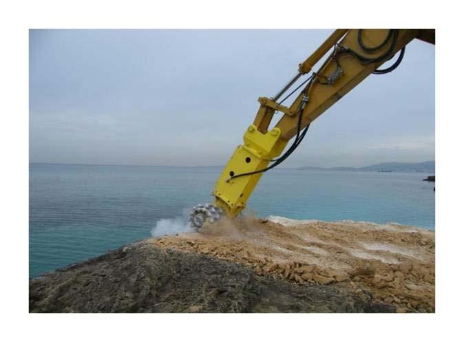 Hard soil is normally dredged by means of a Cutter Suction Dredger.