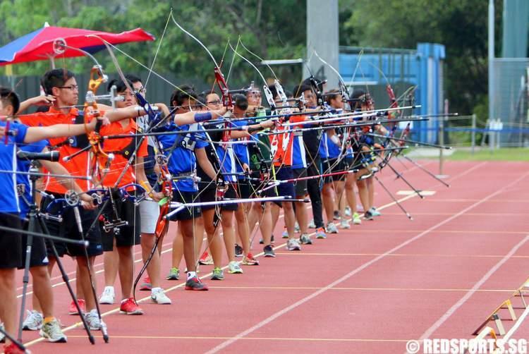 (Photo 6 Clara Yuan/Red Sports) Archers line up to