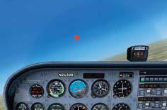 instrument panel (loca- bank angle with aileron deflection Roll into a right turn, and maintain the (if necessary), and simultaneously tions X and Y, respectively) can be used as ad- 5 Trim nose up