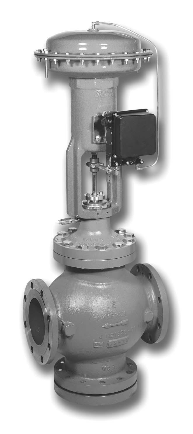 PRODUCT SPECIFICATION March 05 PNEUMATIC ACTUATED INDUSTRIAL VALVES SERIES: 1800 SIZES 2-1/2 to 12 INCHES Heavy Globe Control Valves Two-Way and Three-Way, Reciprocating Iron,