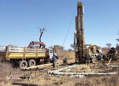 drilling of water points in the