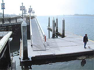 3) F Street Floating Dock, Humboldt Bay, Eureka, California The F Street floating dock is one of several launch structures on Humboldt Bay that provides access to paddlers with disabilities.