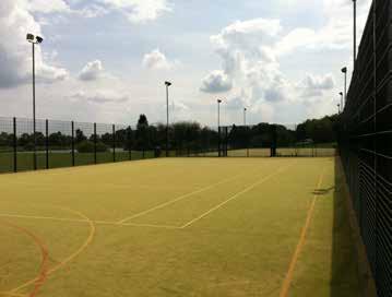 activities such as football and hockey, these are usually installed at schools and sports clubs as they are much more durable and