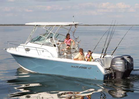 The Sailfish 40WAC represents the most innovative cabin boat in it s class.
