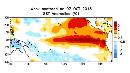 2015/16 El Nino outlook One of strongest