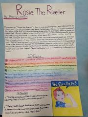 A vocabulary guide was created and then words were used to write narratives.