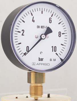 ! For measurng gas or vapour, these gauges must be used n accordance wth the table "Selecton Crtera as per EN 837-2" (see appendx)!