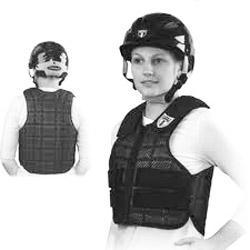 Body Protective Vests Dressage: A body protector may be worn without penalty. Cross-Country: A body protective vest must be worn. An inflatable vest may be worn only if over the body protective vest.