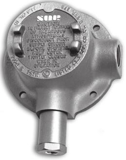 Quick Selection Guide - Pressure Standard Construction Housing: NN - aluminum; L - cast iron Switching Element: SPDT; K - 15 amps @ 250 VAC Diaphragm & O-ring: N4 - primary (wetted) diaphragm, TCP;