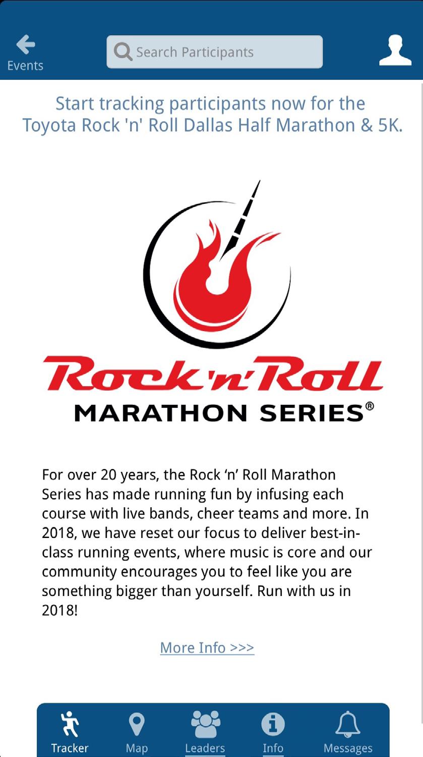 WHAT S NEXT?! RESULTS Download the NEW Rock n Roll Marathon app presented by Synchrony to see your race results! It s available on your Apple or Android device app store.