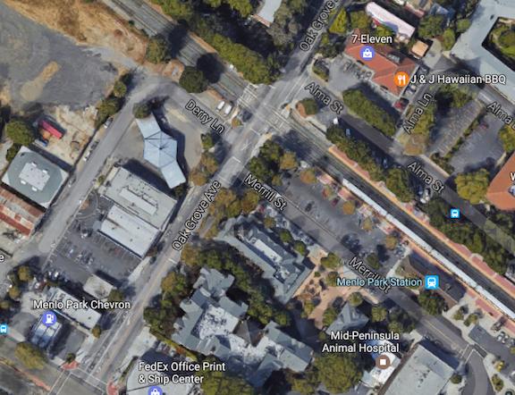 Appendix B Safety Concerns at Oak Grove-Garwood Way- Merrill Alma Intersections Station 1300 will add vehicle, bike and pedestrian traffic to Oak Grove, Alma and Garwood Way (now Derry Lane), and