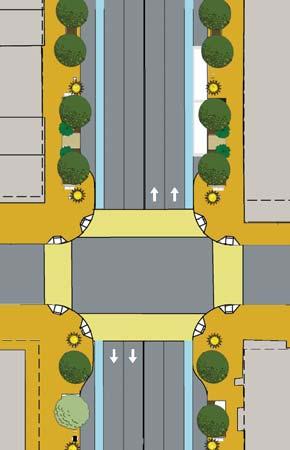 into the overall streetscape design to enhance