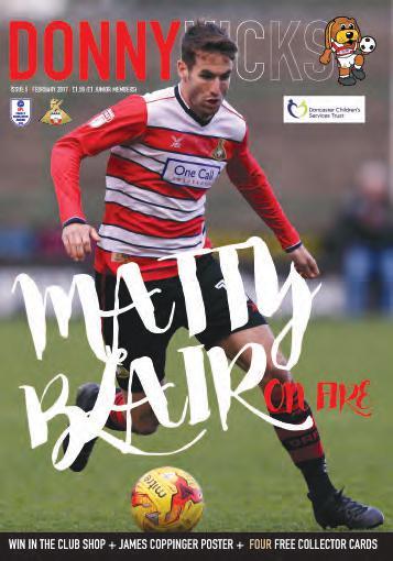 magazine. Start your own collection of official Doncaster Rovers collector cards free inside each issue.