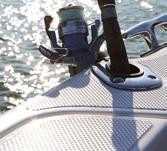 The 730 Arvor comes with the 150hp inboard Mercury Diesel engine with a trolling valve, which means you can troll for hours without understressing the engine, but you can also get to where the