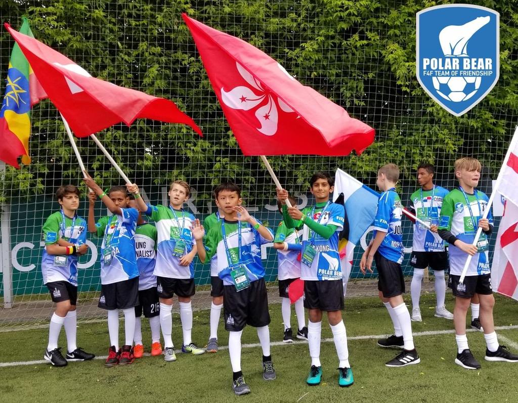 32 International Teams of Friendship were formed during the open draw, as well as playing roles for each Young Player from each country (goalkeeper, defender, midfielder or forward) were determined.