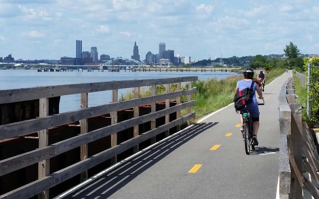 CHAPTER 3 ARTICULATES VISION Bicycling is safe, fun and practical in the Ocean State. Implementation of the Bicycle Mobility Plan has made Rhode Island the most-bikeable state in New England.