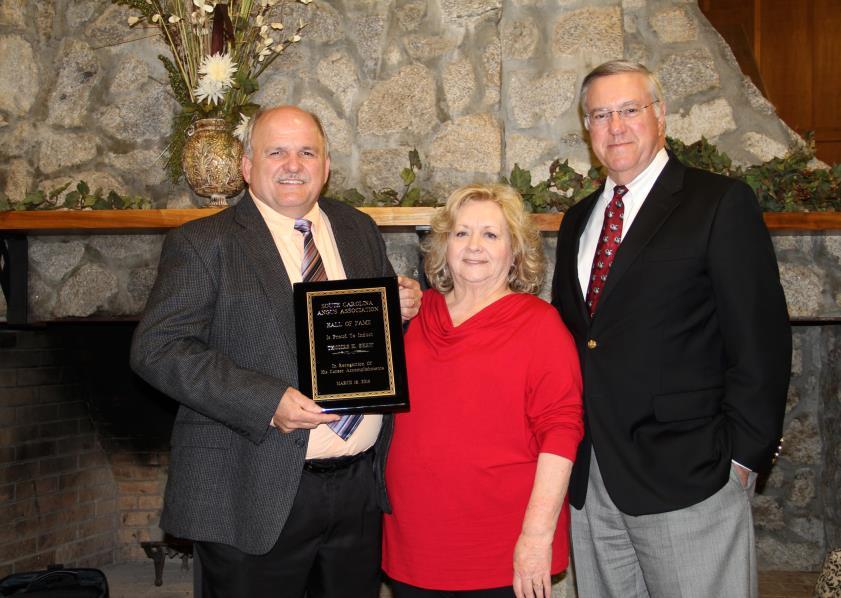 Highlights from the Banquet: Hall of Fame Inductee Thomas Hugh Shaw, North Augusta, was inducted posthumously into the South Carolina Angus Association Hall of Fame at the