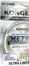 monofilament line for demanding spin fishermen using sophisticated techniques. It will perfectly deal with a floating insect wobbler, small wobbler, light jig or spinner.