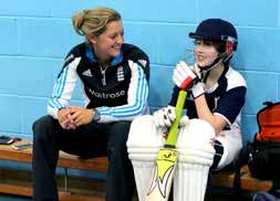 Theny Montieth, Parent Sarah Taylor Girls Academy Complete Cricket have teamed up with England