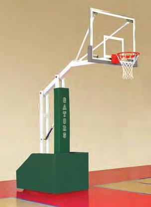 t-rex Portable basketball systems BA895G T-Rex 66 Side Court For the side court T-Rex 66 is made for programs where space constraints do not allow a full 96" official extension but program still