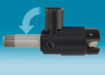 quick disconnect can be assembled directly to the male pipe thread inlet port without the need of a short nipple or adapter.