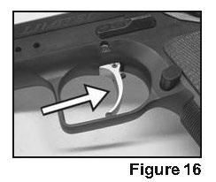ALWAYS KEEP MUZZLE POINTED IN A SAFE DIRECTION Lowering The Hammer: Make sure the pistol is unloaded (see