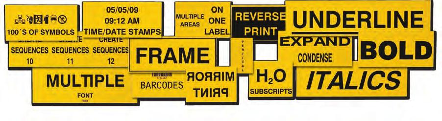 Create labels on your PC and print to the MP 71 printer using rady s LabelMark or MarkWare Software programs.