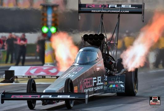 11 qualifying spot to get to the championship round where they lost to Shawn Langdon, whose time of 3.700 seconds in qualifying took away Antron s previous quickest ever run at 3.