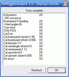 Startup How to set up and use DeWiggler Analyst When Analyst starts, it checks the instrument system for the required variables, whether calibrations are within range, and errors.