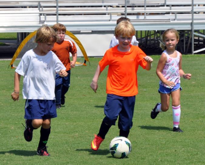 Rising 1st-5th graders; Rising 6th-8th graders Week 2: June 13th-17th from 9:00am-12:00pm Soccer Do you have fast feet?