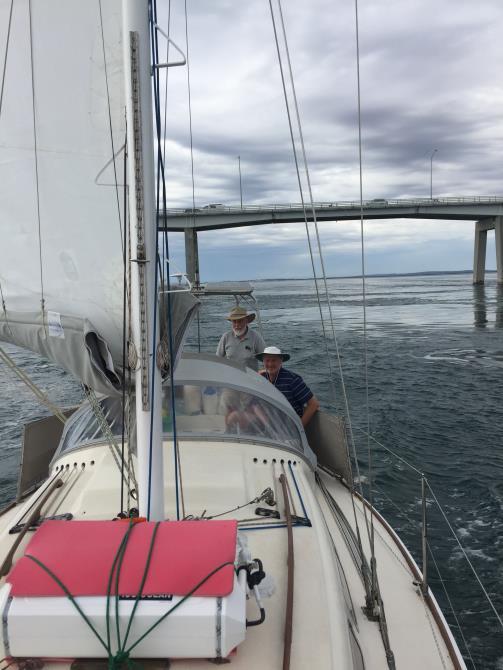 QCYC Bass Strait Cruise March 2018 At 122:00pm on Friday 23rd February the three crew of Brigand, my 1976 Spencer 30, departed Westernport Marina at Hastings on an adventure.