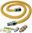 UPC DESCRIPTION LENGTH QTY LBS Safety+PLUS Gas Installation Kit for Pro-Grade Range & Furnace PSC1083 039166091669 (1) CSSC54E-48 5/8" OD (15/16-16 Thread) x 48" yellow coated gas connector (1)
