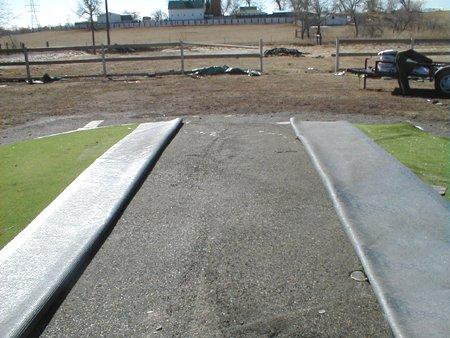 If you find any creases, before you begin the installation, we recommend that you leave the turf in the sun until the hard crease goes away. The heat of the sun will usually take the hard creases out.
