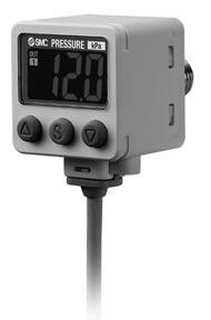 For positive pressure 2-Color Display High-Precision Digital Pressure Switch Series ZSEA(F)/EA Rated pressure range EA 0. to.