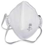 available with exhalation valve (301P1V) FFP2 VERTICAL FOLD RESPIRATOR Meets EN149:2001 requirements