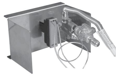control system and burner pan. It is also important to leave adequate access for installation, and for maintenance of this unit when installed in your fire pit or enclosure.