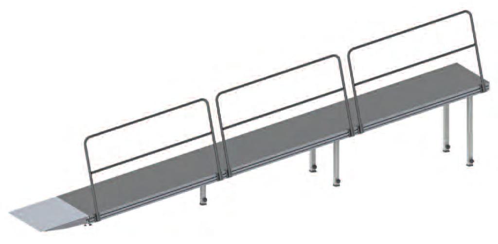 Access & disable ramp Ramp Handrail Ramp Platform (standard decks) Ramp Frame Ramp Leg 6609 1995 1995 1995 731
