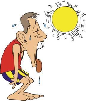 Heat Exhaustion (Salt Depletion) Signs faintness or dizziness, nausea or vomiting, heavy sweating with cold clammy skin, weak rapid pulse, pale or flushed face, muscle cramps, headache, weakness of