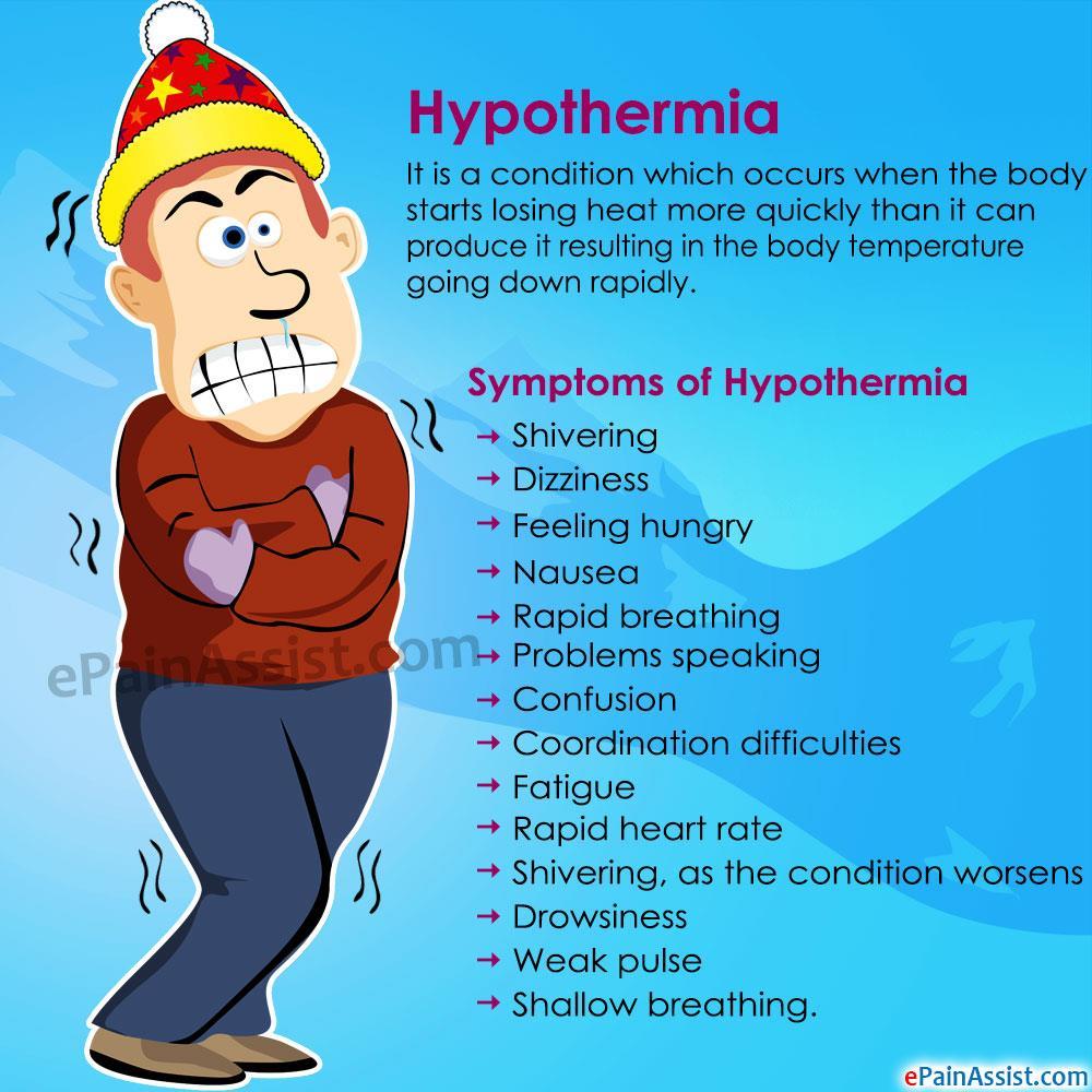 Hypothermia Take the victim into a shelter or a building and get the person into warm, dry clothing Zip the victim into a warm, dry sleeping bag Offer an alert victim warm