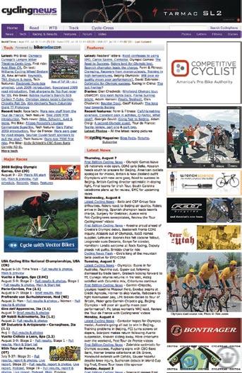 CYCLINGNEWS.COM OFFERS COMPREHENSIVE BANNER ADVERTISING PACKAGES THAT ALLOW YOU TO TARGET READERS BY THEIR SPECIFIC INTEREST. ADVERTISING ON BIKERADAR COULDN T BE EASIER.