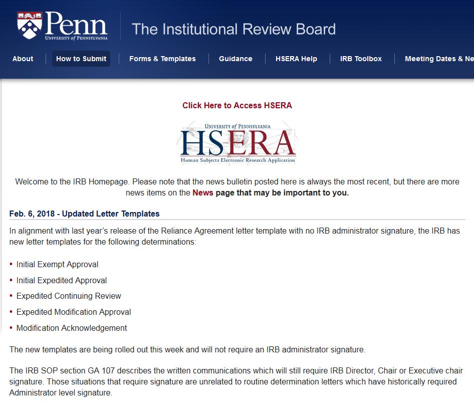 QUALIFYING FOR REVIEW: If you do need IRB review, apply via the HS-ERA portal.