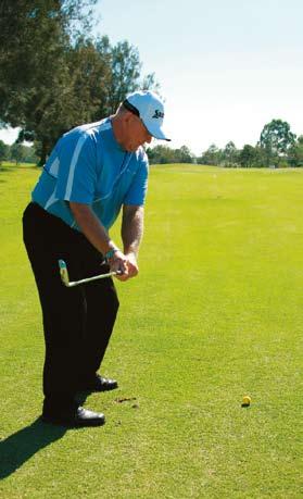 trailing leg (pic 2 & 2a). BACKSWING Turn the upper chest cavity to that trailing leg.