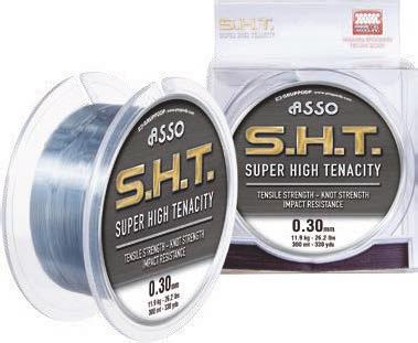 24 ASSO SINKING ASSO HARD SKIN 25 Specifically engineered for ledgering and feeder fishing Outstanding abrasion resistance, ideal for fishing in tough conditions such as heavy vegetation, obstacles,
