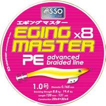 PE BRAIDS 47 Asso Evergreen is the next generation of braided lines that ensures maximum color durability 8-fiber construction for perfect